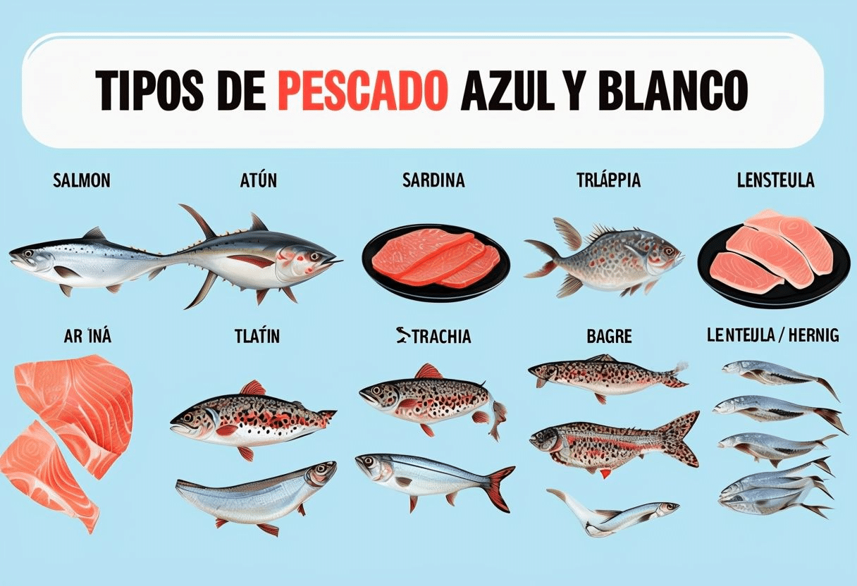 Todo Tipos de pescados populares para su consumo