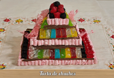 Tarta de chuches y chocolatinas