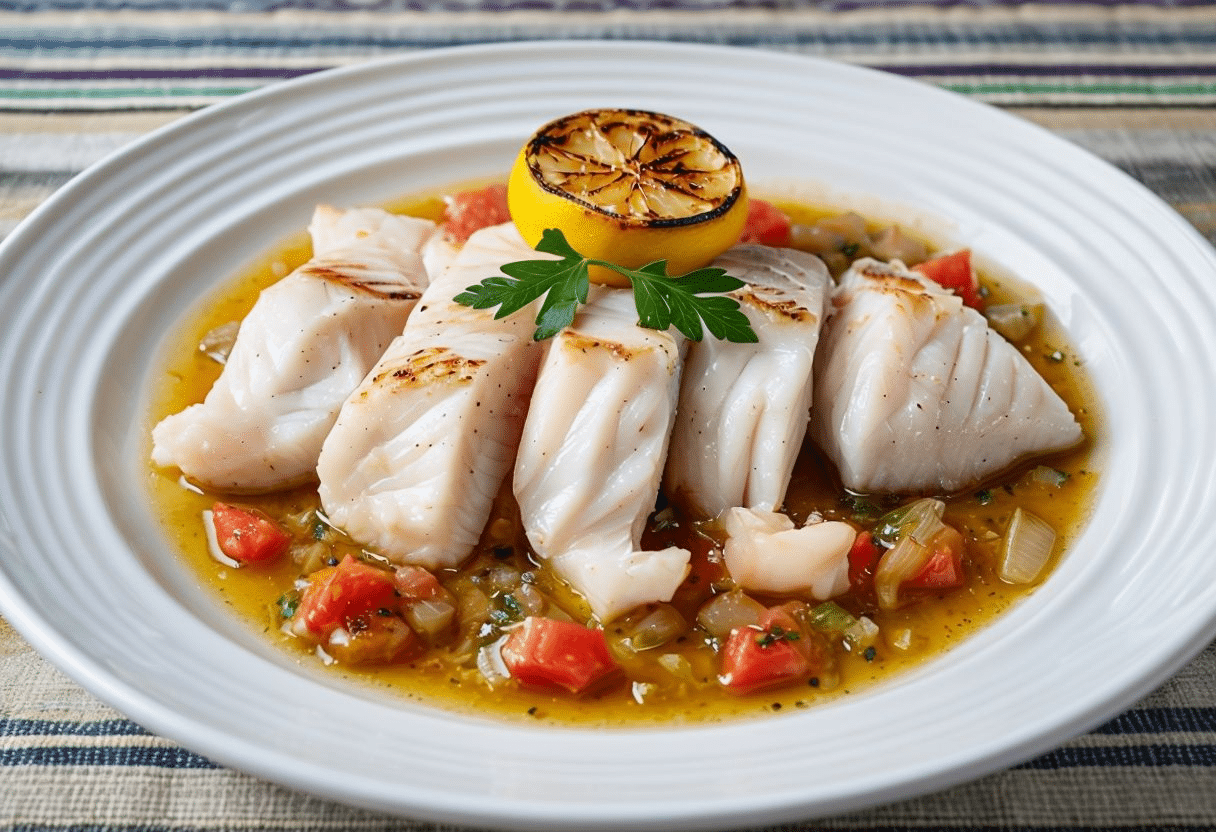 Pez ballesta al horno